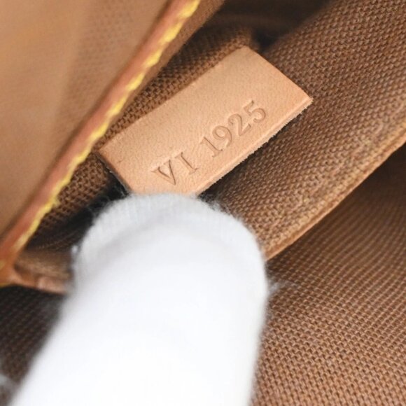 LOUIS VUITTON LV Logo Alma Hand Bag Monogram Leather Brown France M51130 88EF094 - Picture 16 of 16